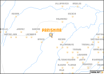 map of Parismina