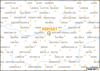 map of Parisot