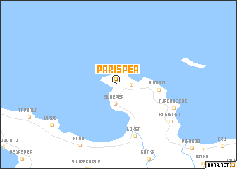 map of Pärispea