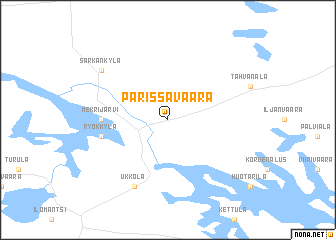 map of Parissavaara