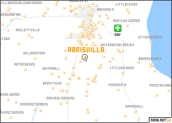 map of Paris Villa