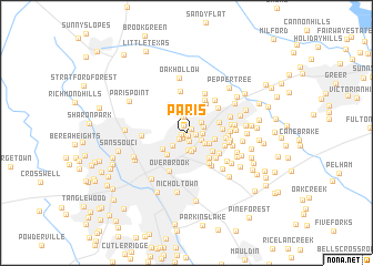 map of Paris