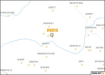 map of Paris