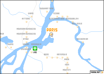 map of Paris