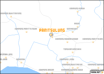 map of Parit Sulung