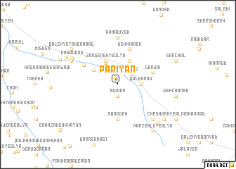 map of Parīyān