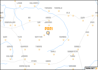 map of Pari