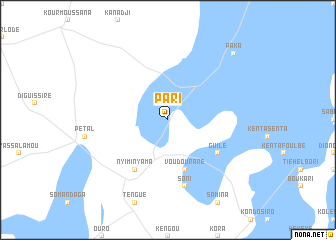 map of Pari