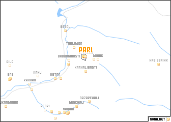 map of Pari