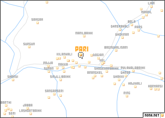 map of Pari