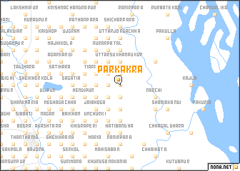 map of Pār Kākra