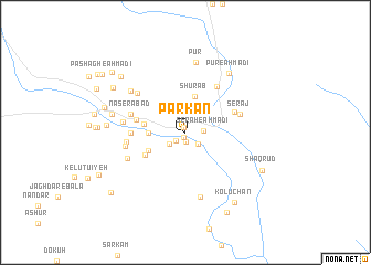 map of Parkān