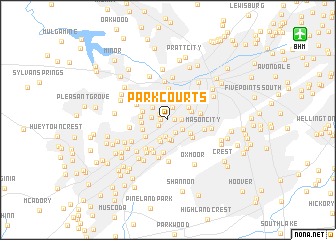 map of Park Courts