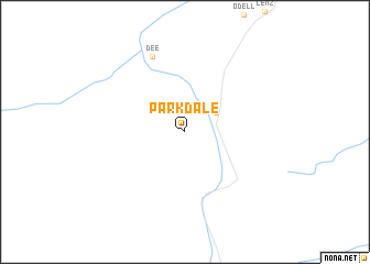 map of Parkdale