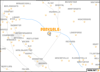 map of Parkdale
