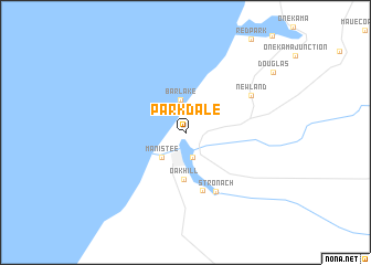 map of Parkdale