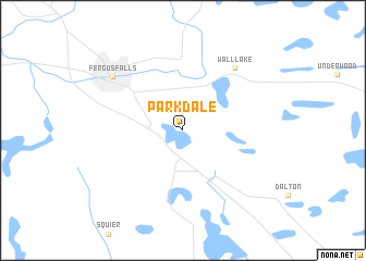 map of Parkdale