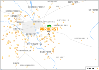 map of Park East