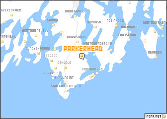 map of Parker Head