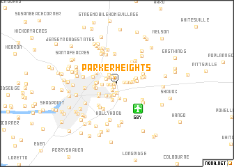 map of Parker Heights