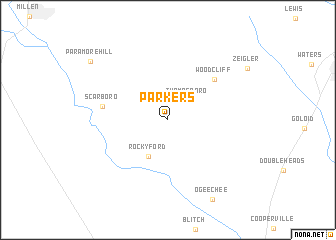 map of Parkers