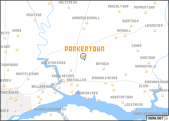 map of Parkertown