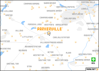 map of Parkerville