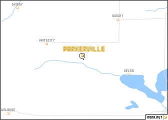 map of Parkerville