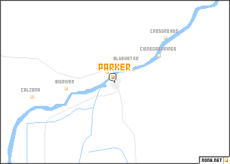 map of Parker