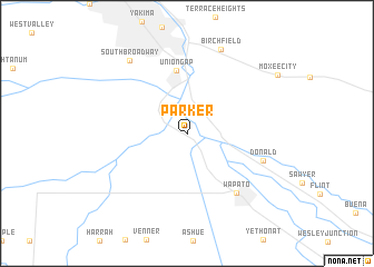 map of Parker