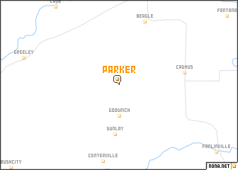 map of Parker