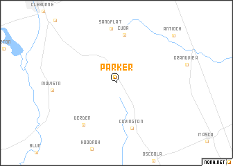 map of Parker