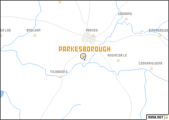 map of Parkesborough