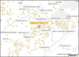 map of Park Forest