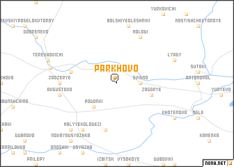 map of Parkhovo