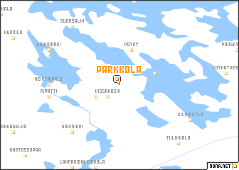 map of Parkkola