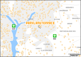 map of Parkland Terrace