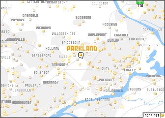 map of Parkland