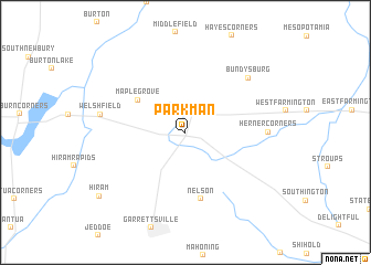 map of Parkman