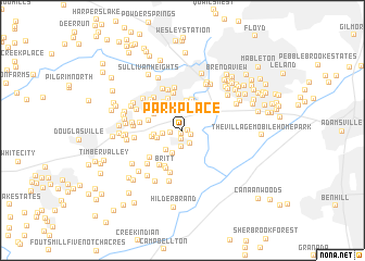 map of Park Place