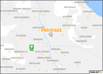 map of Park Ridge