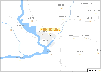 map of Park Ridge