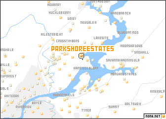 map of Parkshore Estates