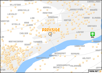 map of Parkside