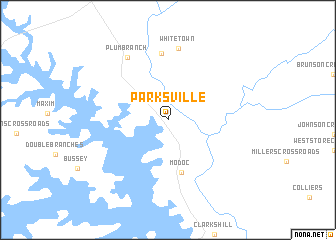 map of Parksville