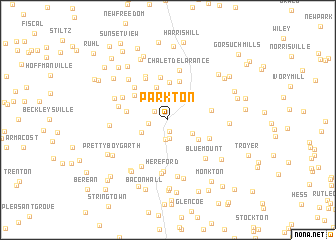 map of Parkton