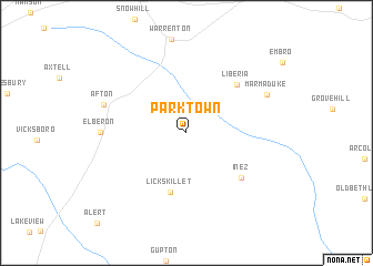 map of Parktown