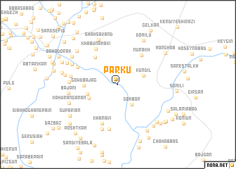 map of Pārkū