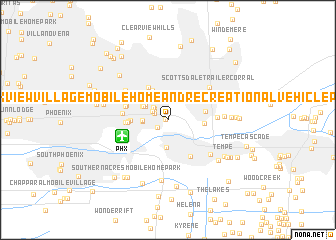 map of Parkview Village Mobile Home and Recreational Vehicle Park