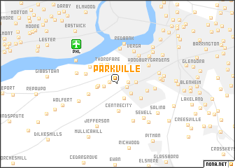 map of Parkville